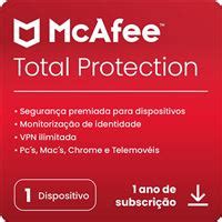 Ative a sua Subscrição do Produto McAfee .
